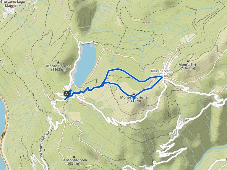 Monte Cadrigna Course en boucle course Komoot